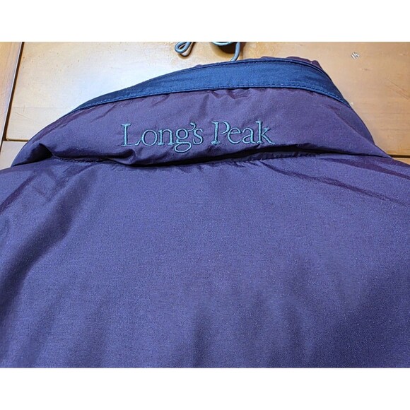 Vintage Columbia Long’s Peak Two Piece Coat Small Purple Green Fleece Lined Hood - Picture 6 of 16